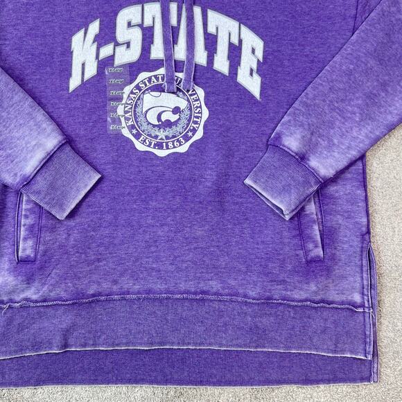 Three Square Women's K-State KSU Kansas State University Wildcats Hoodie (Sz XL) - Picture 6 of 11